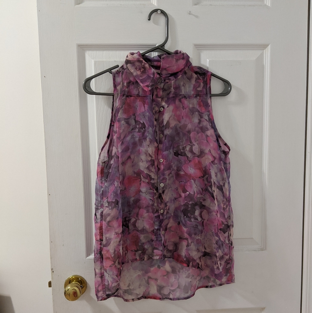 Button up tank